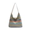 2025 new tote bag women's bag hand-woven large-capacity handbag simple trendy shoulder messenger bag