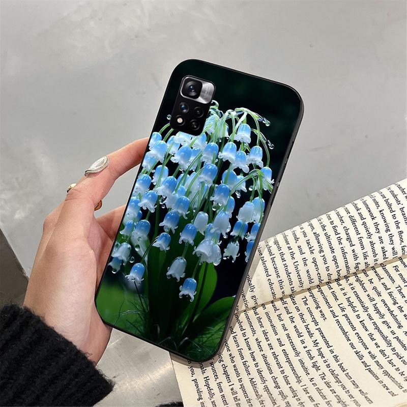 Lily of the Valley Flower Phone Case For Xiaomi Redmi Note 13 12 Pro 11S 11 10 Pro 10S 12S Redmi 10 13C 9C