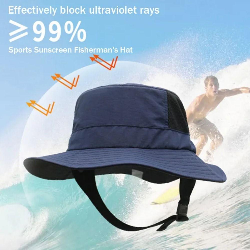 Mesh Sunscreen Fisherman Hat UPF50+ Summer Bucket Hat Lighweight Men's Sun Hat Outdoor