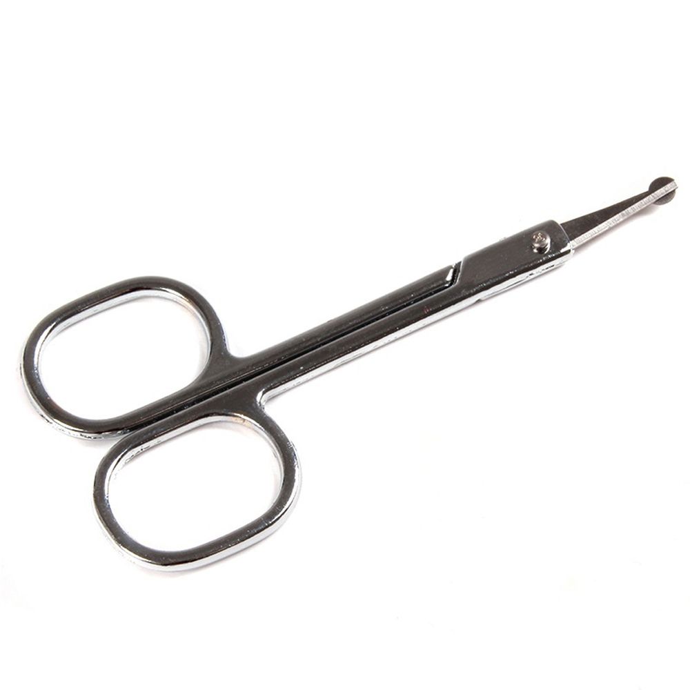 New Nail Trimmer Tool Fashion Beauty Tool Stainless Steel Ear Facial Trimmers Nose Hair Scissors