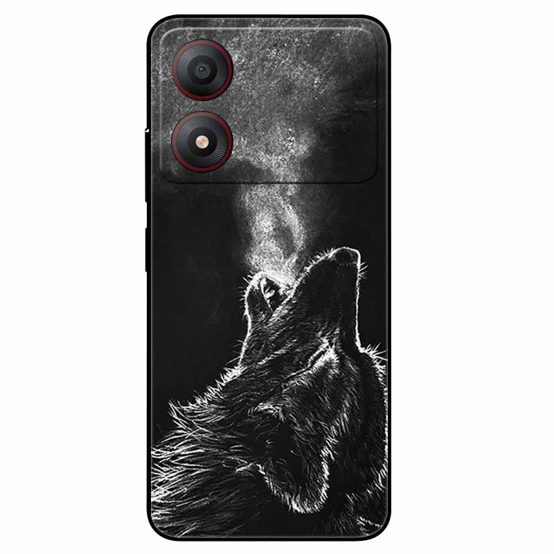 Для ZTE Blade A34 4G Чехол Ударопрочный ТПУ Мягкий Силикон Чехлы для Телефона для ZTE Blade A 34 Funda Расписной для BladeA34 Роскошный Capa