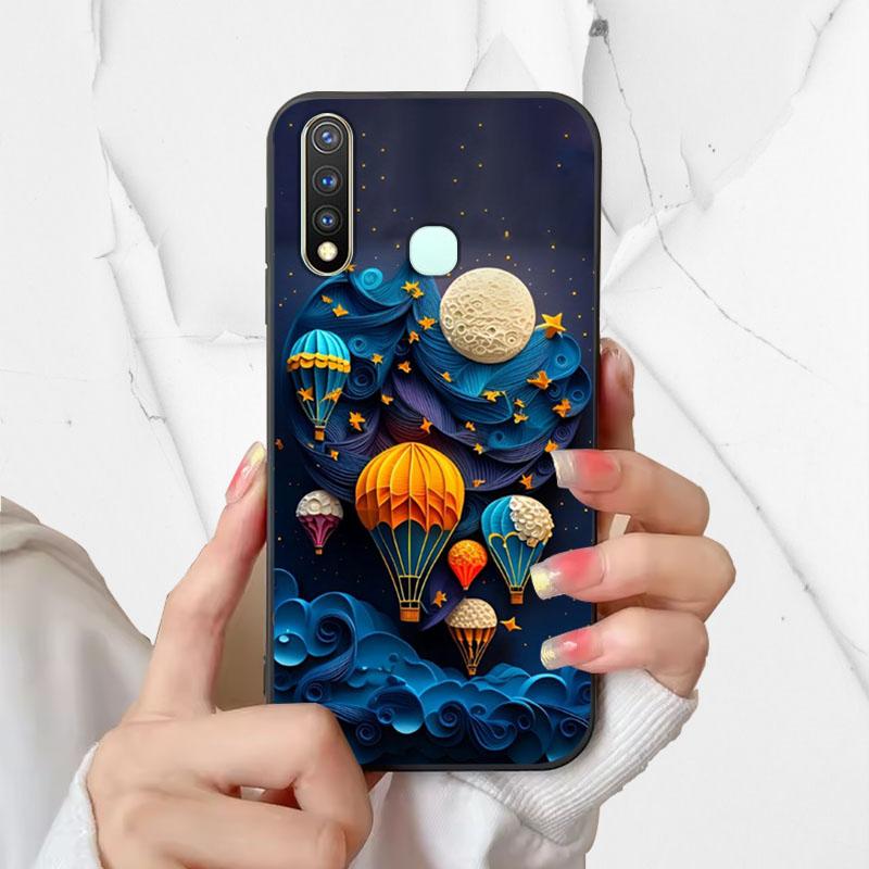 Чехол Для Vivo Y19 Y 19 Чехол Силиконовый Мягкий ТПУ Чехол Для Телефона Для Vivo Y19 1915 VIVOY19 Funda Capa Модный Ударопрочный Корпус Coque