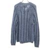 Armani Jeans 90-е Шерстяная смесь Старый Вязаный свитер с V-образным вырезом и длинным рукавом S Синий Женский Б/у
