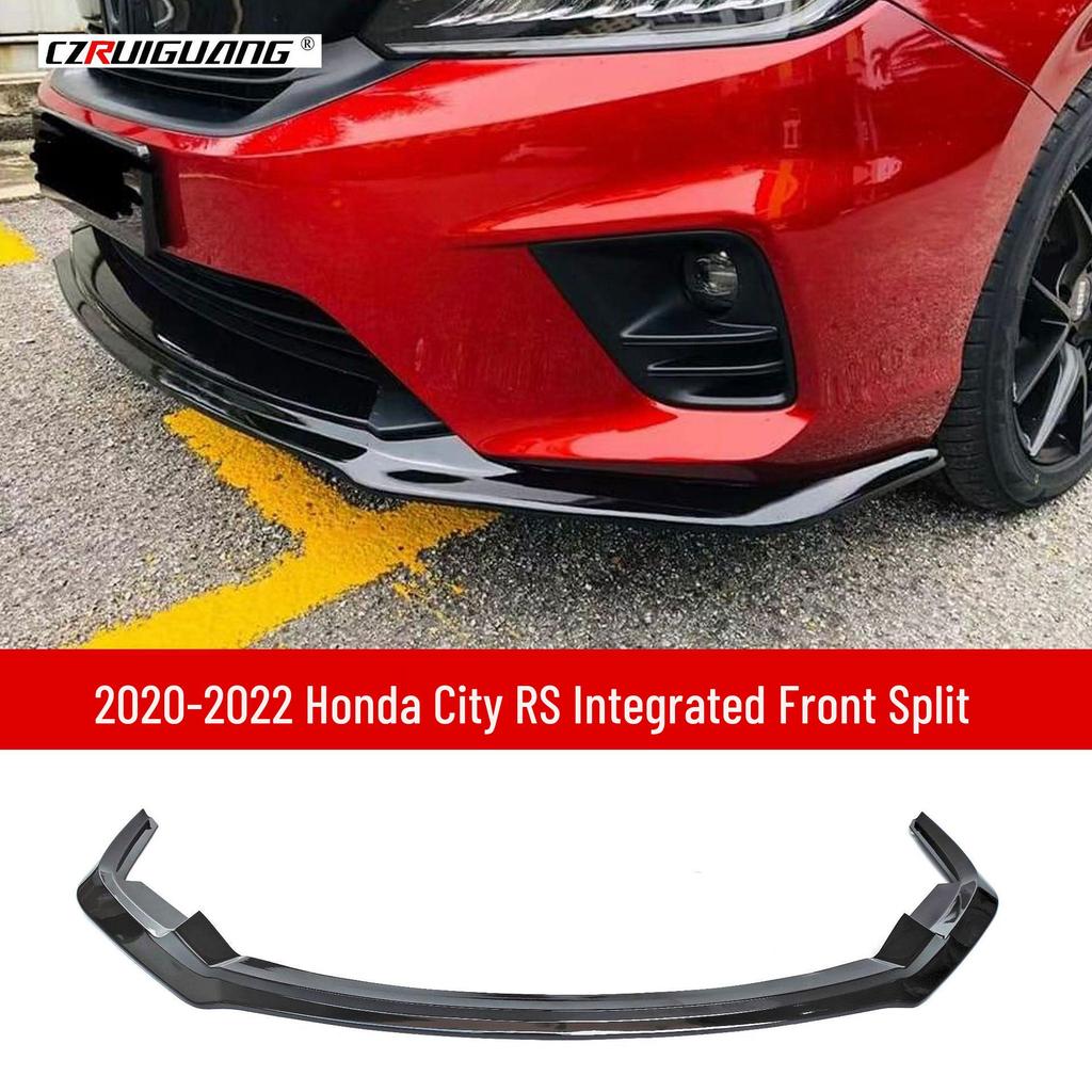 Задний диффузор, Бампер, Передний сплиттер, Передний спойлер, Заднее антикрыло, Пороги для Honda City Hatchback RS 2020-2023.
