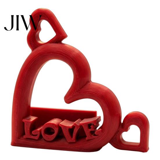 Подарок для пары на годовщину, Фоторамка-сердце с тиснеными буквами LOVE, 3D-печатный вертикальный слот, Свадебный знак на стол, Декор для стола, Фото