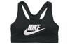 Женский спортивный топ-бра для тренировок с логотипом Swoosh, черный, CN5263-010