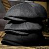 Классическая шляпа для мужчин Кепки Винтажная Ретро Твидовая Берет Peaky Blinders Кепка с козырьком Уличные шляпы для женщин мужчин