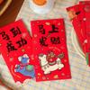 6pcs Horse Year Chinese New Year Red Envelope Traditional Style Lucky Red Pockets  Spring Festival