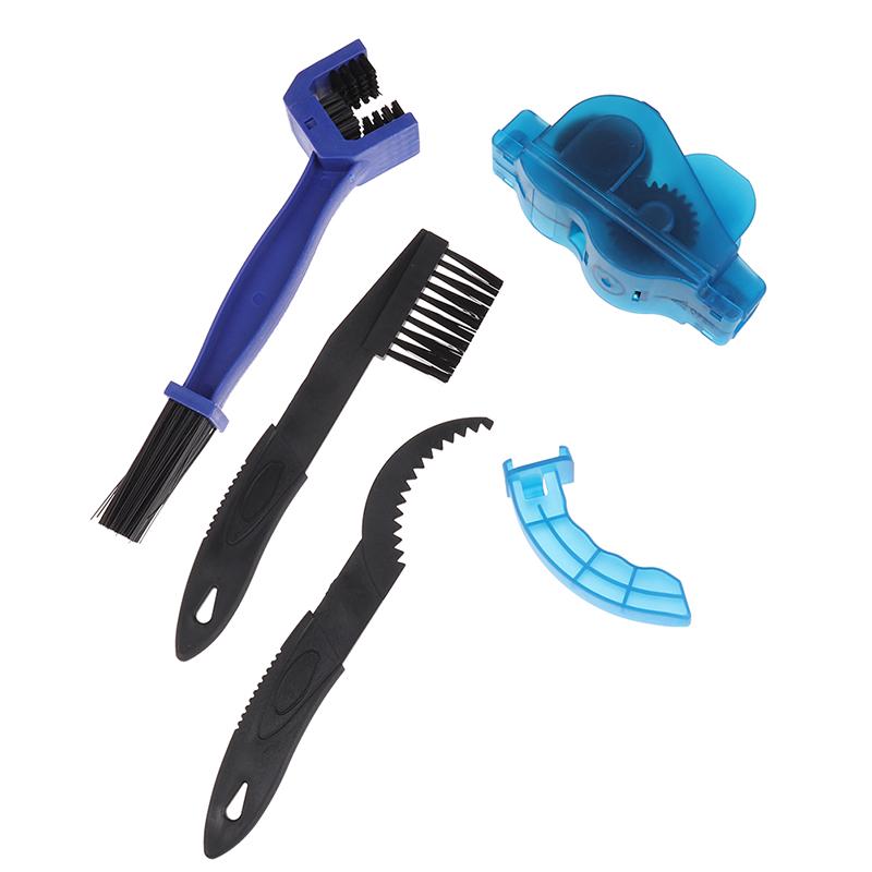 Cycling Bike Bicycle Chain Wheel Wash Cleaner Tool Cleaning Brushes Scrubber
