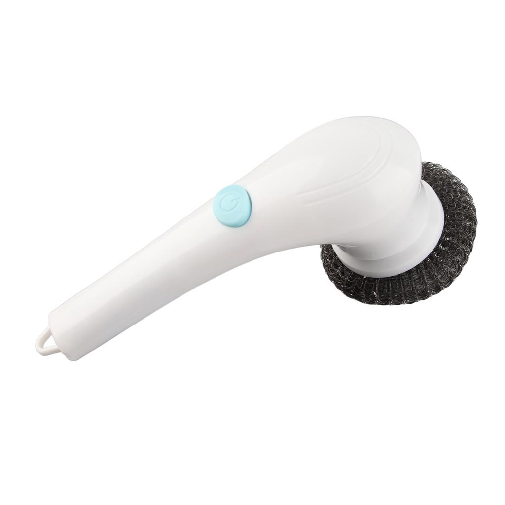 Электрическая щетка для затирки Перезаряжаемая Ручная Беспроводная Чистка Работающая от Аккумулятора Мощная Щетка с 5 Насадками для Кафельного Пола