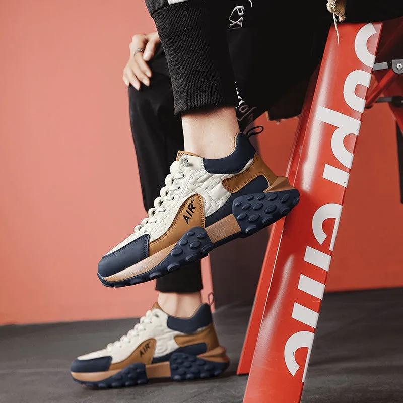 Модные Роскошные Мужские Кроссовки Дизайнерский Бренд Платформа Беговые Спортивные Туфли Теннисные Туфли Массивные Удобные Повседневные Туфли Sapatos Masculinos