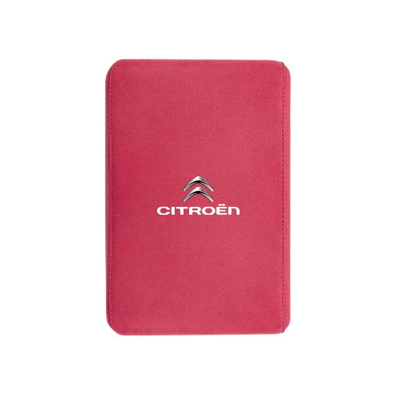 WSAU4 Car Armrest Box Heighten Pad Suede Arm Rest Cushion For Citroen C4 C3 C5 C5X e-C4 X e-C3 C-Elysee Berlingo C1 C6 C2 C-Crosser