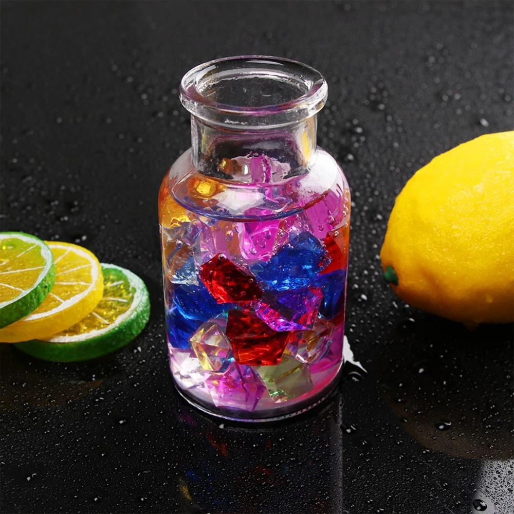 Fish Tank Decoration Crystal Ice Cubes DIY Craft Cobblestones Pebbles Artificial Stones Vase Filler