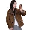 2024 Women's Reversible Leather & Fur Lambswool Coat – Fashionable Winter Jacket