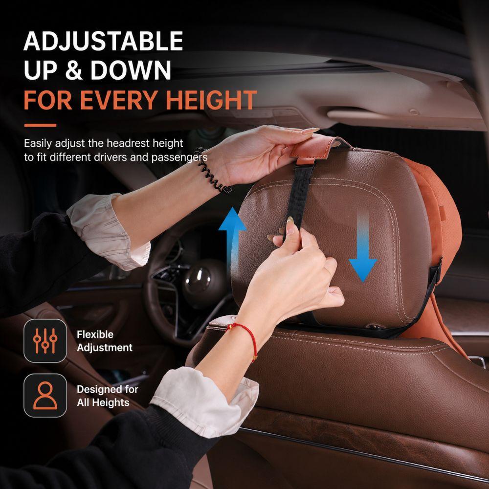 Adjustable Car Seat Shoulder Pillow Integrated Car Headrest All Car Seats