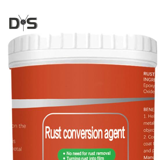Rust Converter Paint with Brush Long-Lasting Protection Metal Anti-Rust Coating Multi-Functional Rust Treatment Accessories