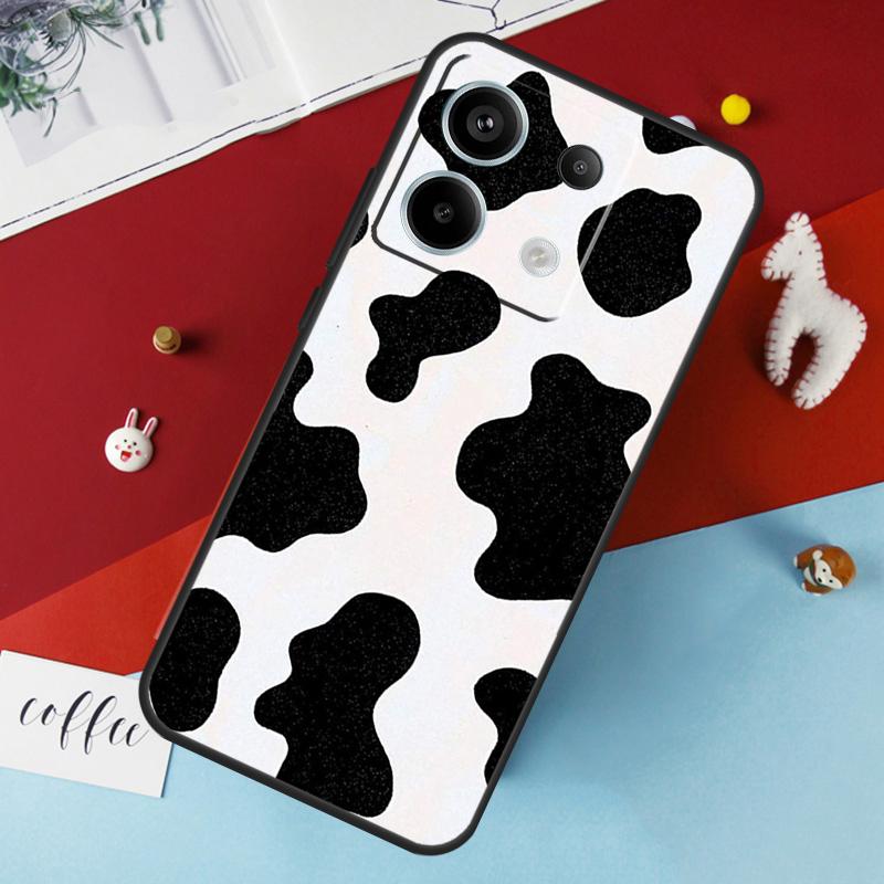 Cow Print Case For Xiaomi Redmi Note 13 12 11 8 9 10 Pro Note 12S 11S 10S Redmi 12 10C 12C 13C Cover