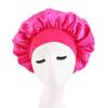 Soft Silk Hair Bonnet With Wide Band Comfortable Night Sleep Hat Hair Loss Cap