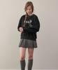LULUCHOU Ribbon Sweatshirt - Black