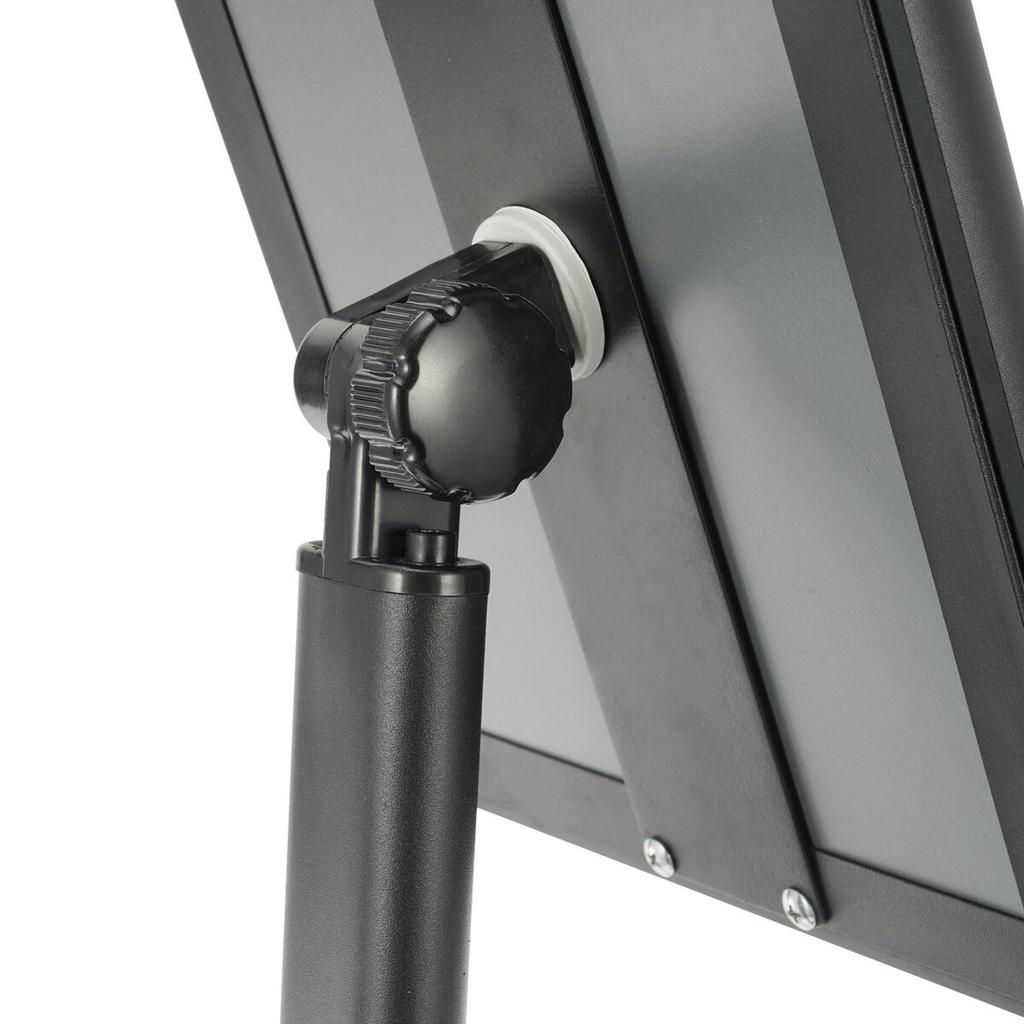 Pedestal Sign Holder, 11 x 17 Inch Vertical and Horizontal Adjustable Poster Stand, Heavy-Duty Floor Standing Sign Holder with Metal Base for Display,