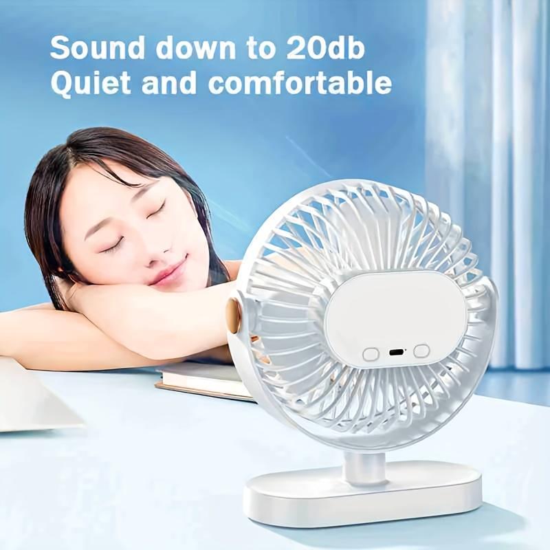 Небольшой настольный USB-вентилятор, портативные вентиляторы с сильным воздушным потоком, бесшумная работа, персональный настольный вентилятор для дома, офиса, спальни