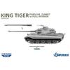 Takom Yuster 1/48 German King Tiger Porsche Turret Full Interior Plastic Model Kit TKOUSNO-008