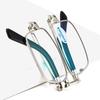 High-Definition Folding Reading Glasses - Metal Alloy Full-Frame, Anti-Fatigue Goggles, Easy To Carry