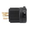 Вилка с замком NEMA 30A 250V Twist-Lock - 30P 3-полюсная с фиксацией провода - Электрическая вилка-разъем