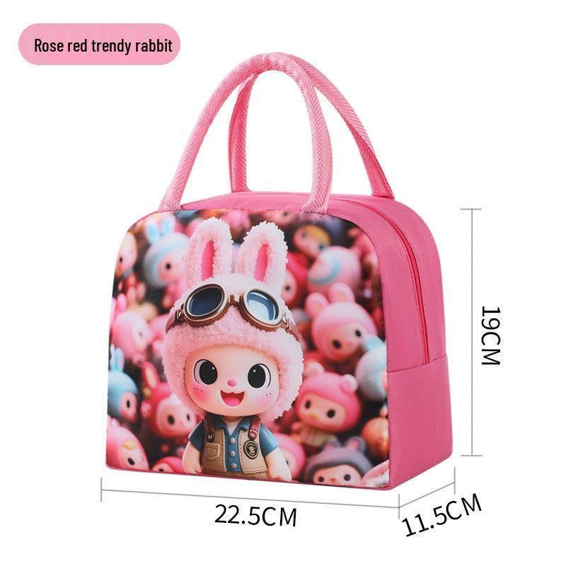 Large Capacity Insulated Lunch Tote - Durable Aluminum Foil Bento Bag for Office Workers