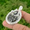 Natural Maligano Jasper Wife Bezel Wire Wrapped Pendant Jewelry Sterling Silver