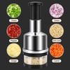 New Food Chopper Simple Operation Restaurant Supply Thickened Vegetable Onions Garlic Nuts Salads Hand Chopper Practical Grinding