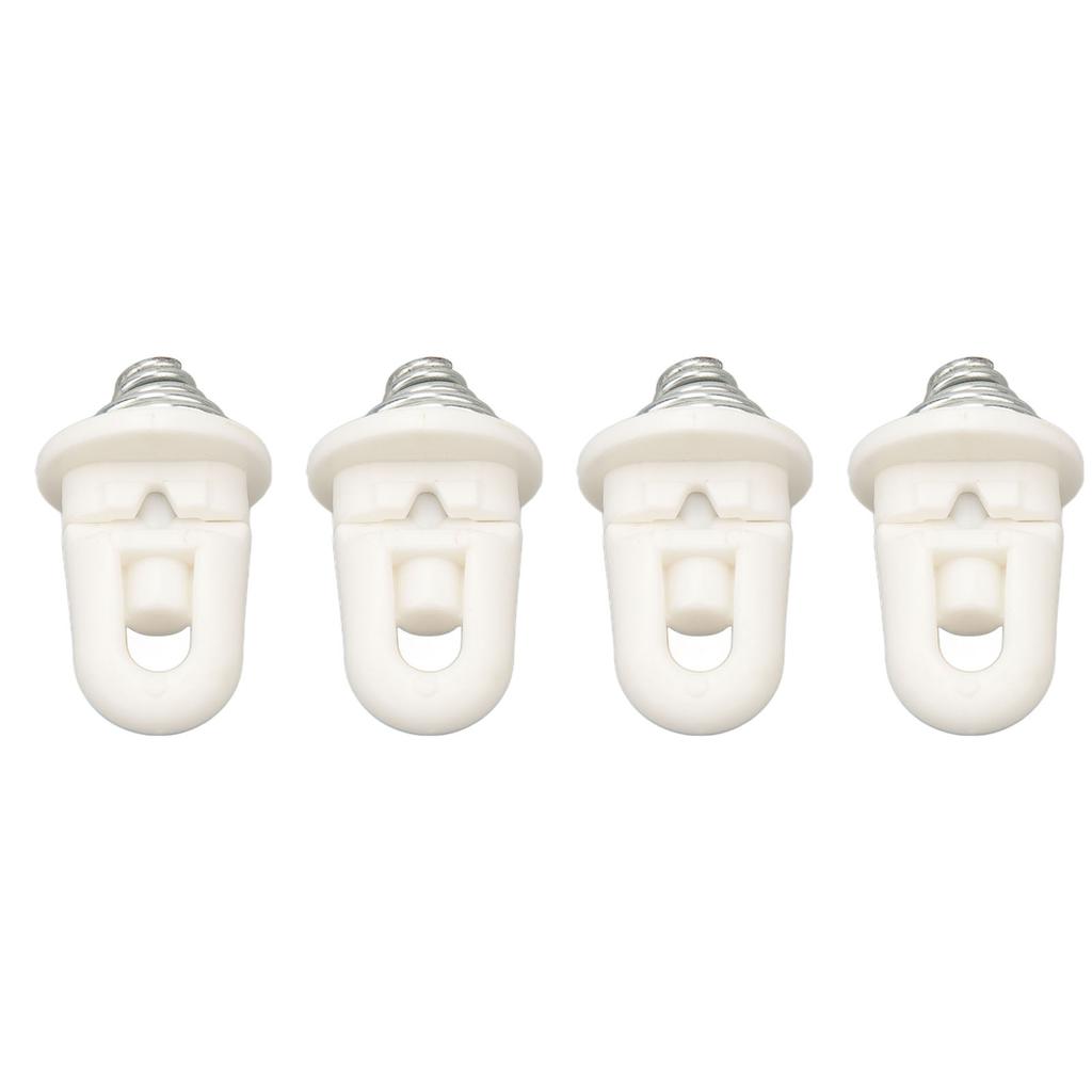 4 Pcs Front Bumper Retaining Clip 743712 Good Stability Fixing Clamp Replacement for Citroen C5 1.6T 1.8T 2.0T 2.3T 3.0T