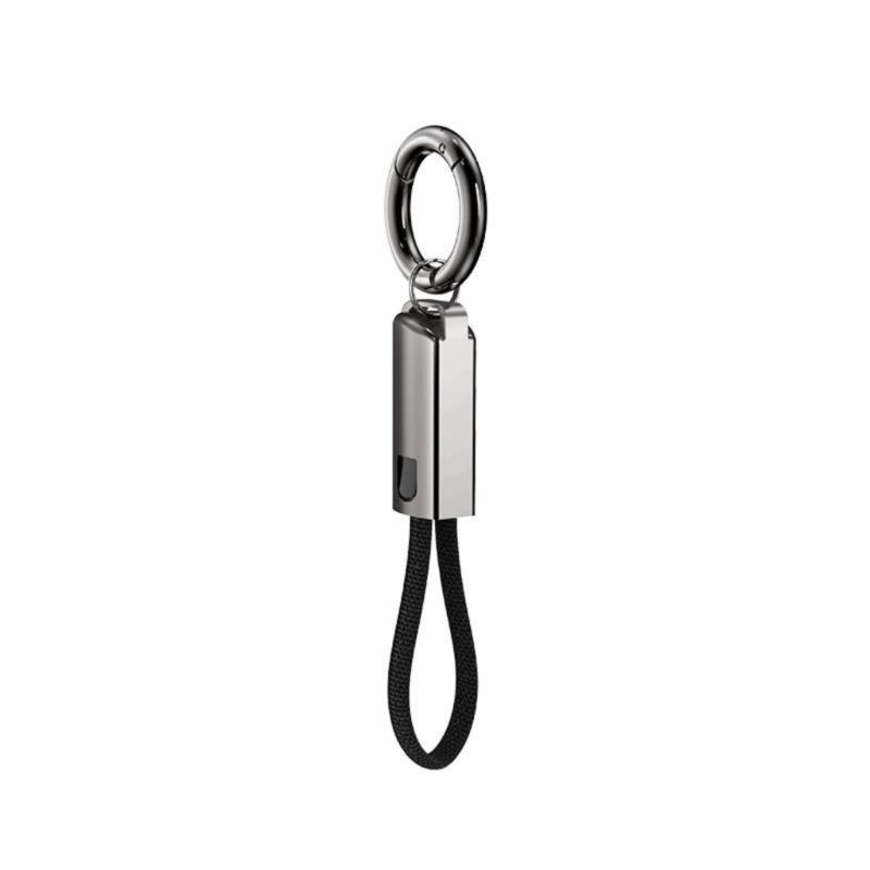 USB-C кабель для быстрой зарядки и передачи данных мощностью PD60 Вт с ремешком, гладкие разъемы для зарядки/передачи данных.