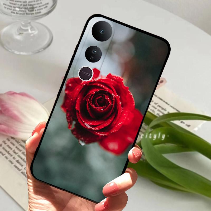 For Vivo V50 Lite Case V2441 Soft TPU Shockproof Silicone Bumper For Vivo V50 Lite 5G Protective Cover Shell Coque Fundas