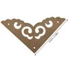 5 Pcs Corner Protector Antique Style Case Box Pure Brass Cloud Shaped CornerBronze