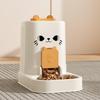 Cross-Border Automatic Pet Feeder: Large Capacity Two-in-One Food and Water Dispenser