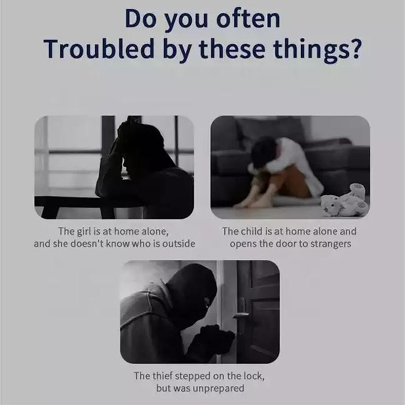 Wi-Fi видео дверной звонок, умный беспроводной дверной звонок, 2,4G, дверная камера ночного видения, поддержка двусторонней аудиосвязи