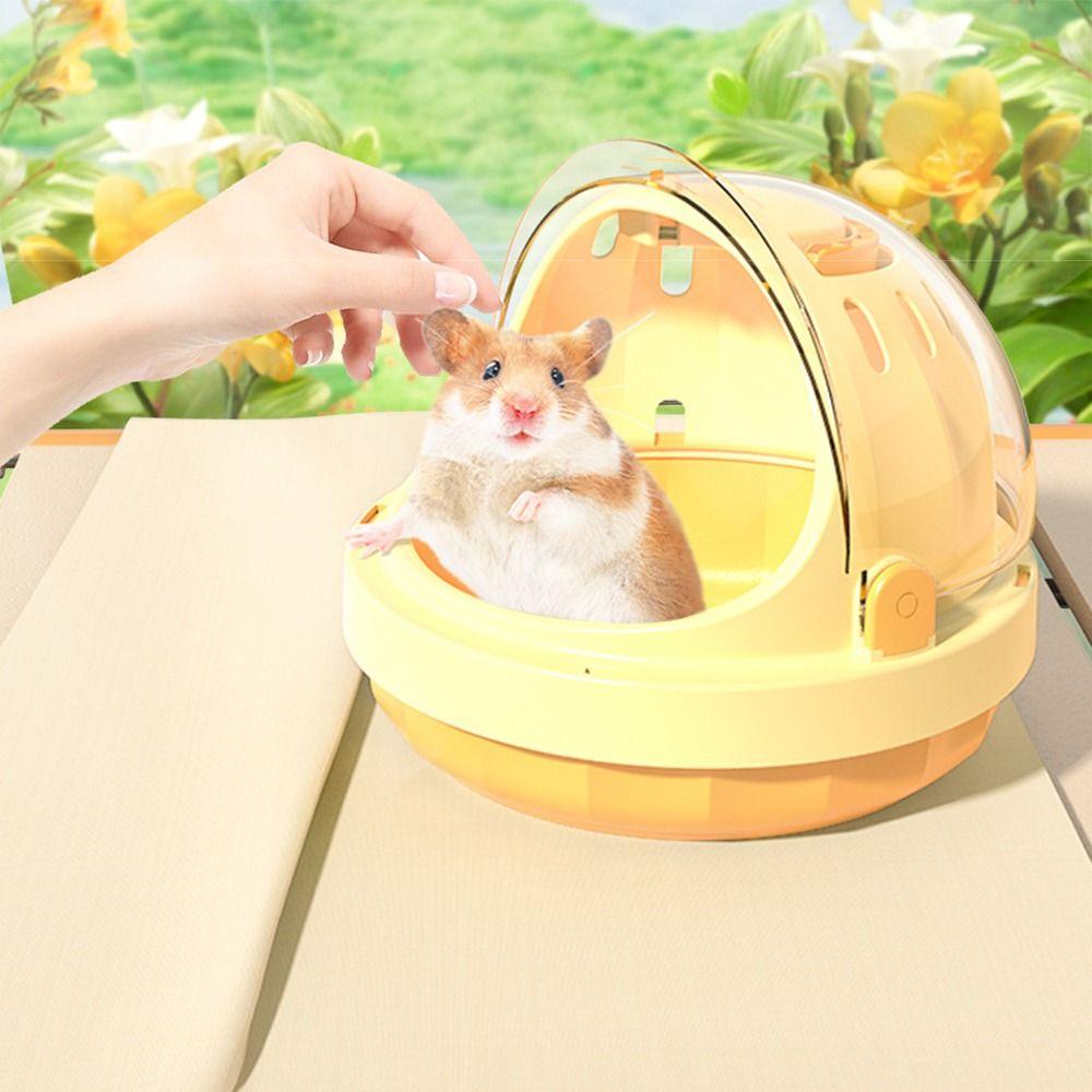 Safe Door Lock Small Animal Carrier Cage Water Bottle Small Pet Carrier Camping