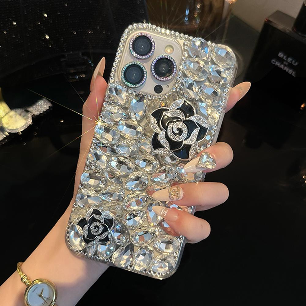 Роскошный блестящий чехол со стразами для Samsung Galaxy S23 S22 Ultra S21 Plus S20 FE A14 A34 A54 A13 A33 A23 A53 A32 A42 A52 A72 A22 A51 A12 Diamond Cover