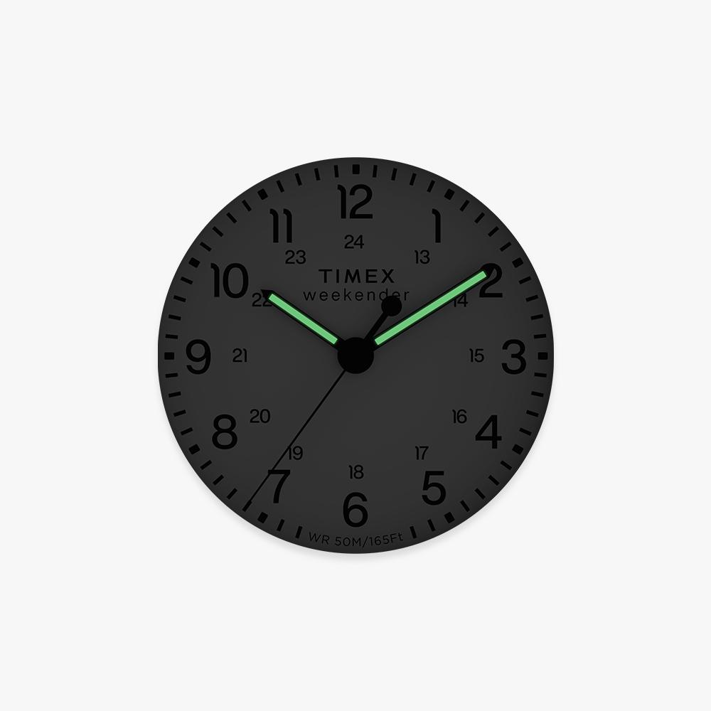 TIMEX [Timex] Наручные часы Weekender с ремешком в полоску New England, 39 мм, TW2Y15500