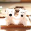 Милая милая подвеска West Highland плюшевая игрушка кукла маленькая белая собака сумка подвесной брелок украшение кукла кукла