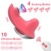 Мини-присоска для клитора, женский вибратор для сосания клитора для женщин, пульт дистанционного управления с сексуальными трусиками, стимулятор клитора, секс-игрушки для взрослых