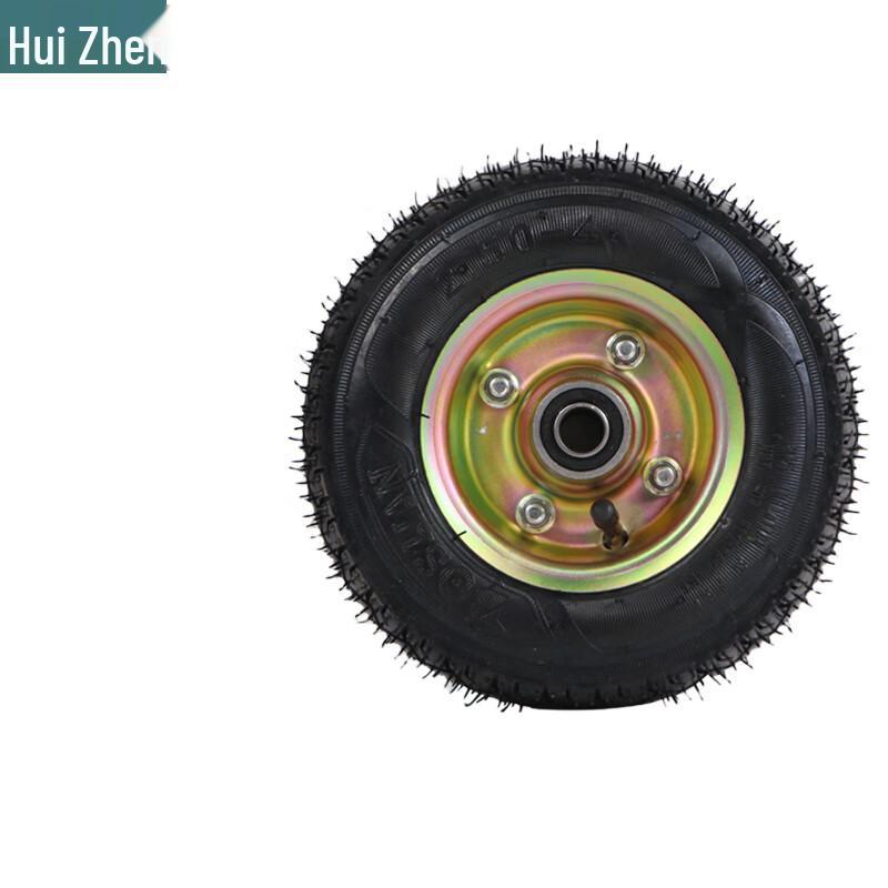 HuiZhen 8-inch Heavy-Duty Inflatable Silent Rubber Caster