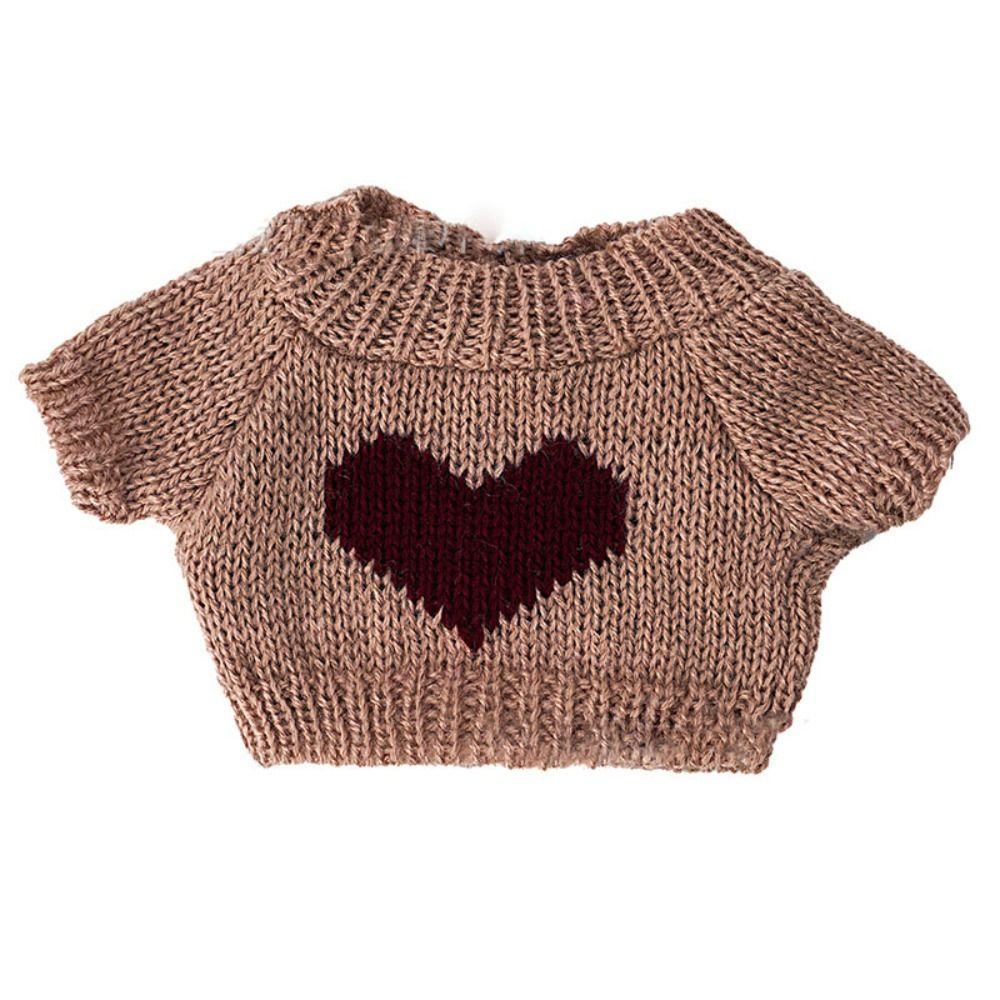 Модное вязаное пальто Зимние свитера Наряды 20 см Хлопковая кукла/Куклы-айдолы/23~30 см Куклы