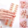 Полуотвержденные гелевые наклейки для маникюра, прозрачные, однотонные, для беременных, наклейки для ногтей