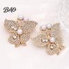 Butterfly Brooch Pins Women Pin, Shape Lapel Pin with Animal Coats Faux Pearls Rhinestones, Jewelry Accessory for Dresses Jackets Decorative Alloy