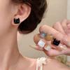 Изысканная милая серьга-гвоздик в виде кошки для женщин и милых девушек, набор маленьких сережек из смолы, корейские модные ювелирные аксессуары, подарки