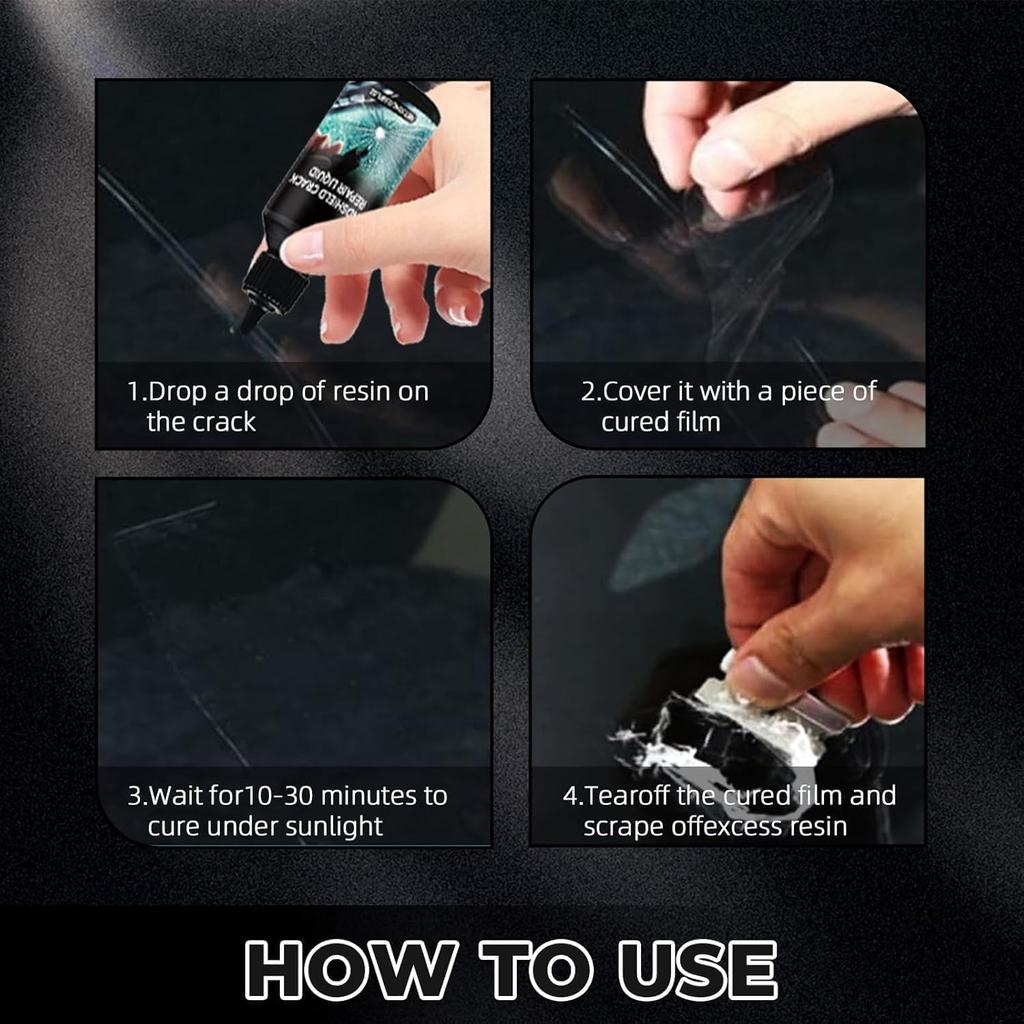 Комплект для ремонта трещин на лобовом стекле, ремонт трещин на стекле, комплект для ремонта сколов и трещин на лобовом стекле, комплект для ремонта трещин на лобовом стекле автомобиля