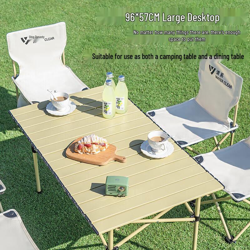 Portable Outdoor Folding Egg Roll Camping Table