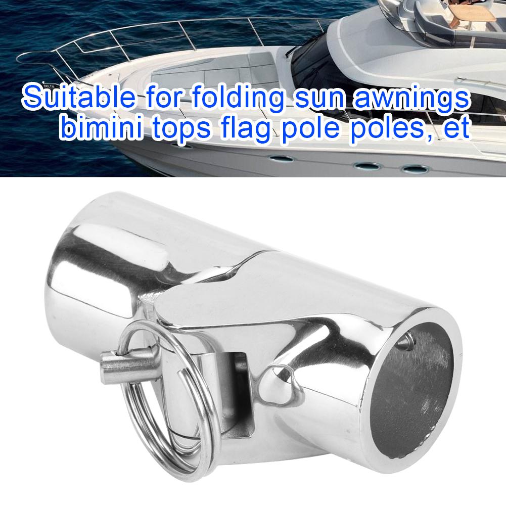 Морская складная поворотная муфта из нержавеющей стали, соединитель для труб с наконечником, аксессуары для лодок